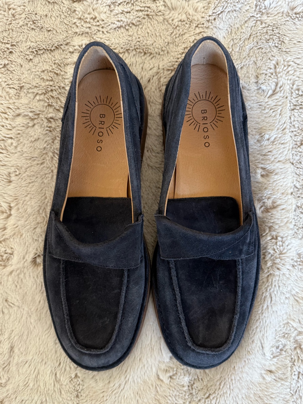 Brioso By Alegria Clarence Suede Twisted Loafers | No Box